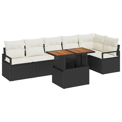 Tuin Eetset Met Kussen 7 Pcs