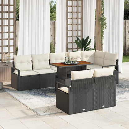 Tuin Sofa Set Met Kussen Met Kussen 9 Pcs