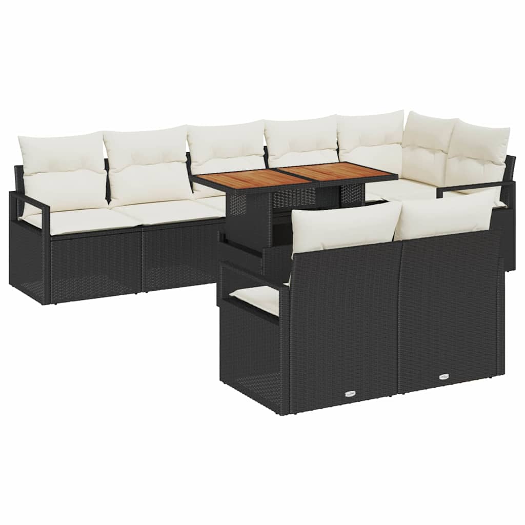 Tuin Sofa Set Met Kussen Met Kussen 9 Pcs