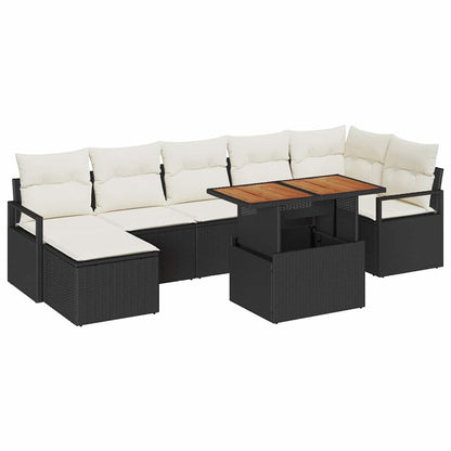 Tuin Eetset Met Kussen 8 Pcs