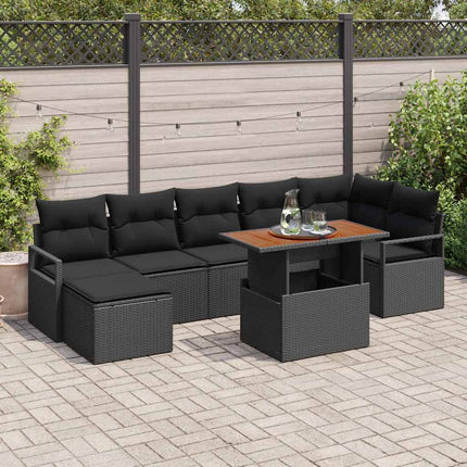 Tuinbankenset 8 Pcs En Bruin