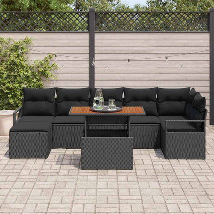 Tuinbankenset 8 Pcs En Bruin