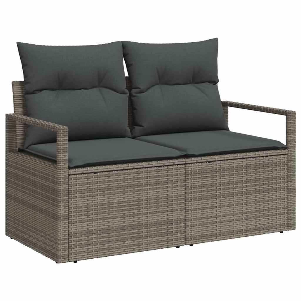 Tuin Sofa Set Met Kussen 10 Pcs En Bruin