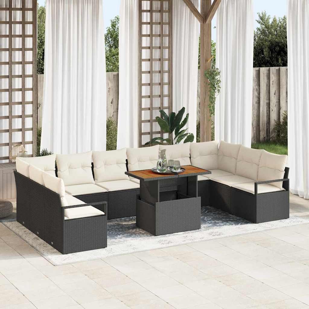 Tuin Sofa Set Met Kussen 11 Pcs