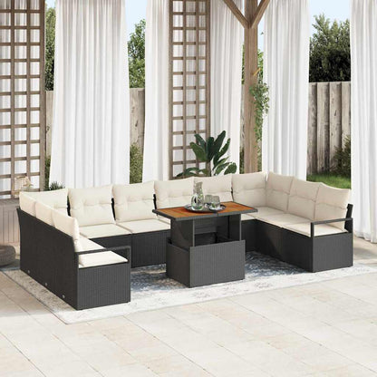 Tuin Sofa Set Met Kussen 11 Pcs
