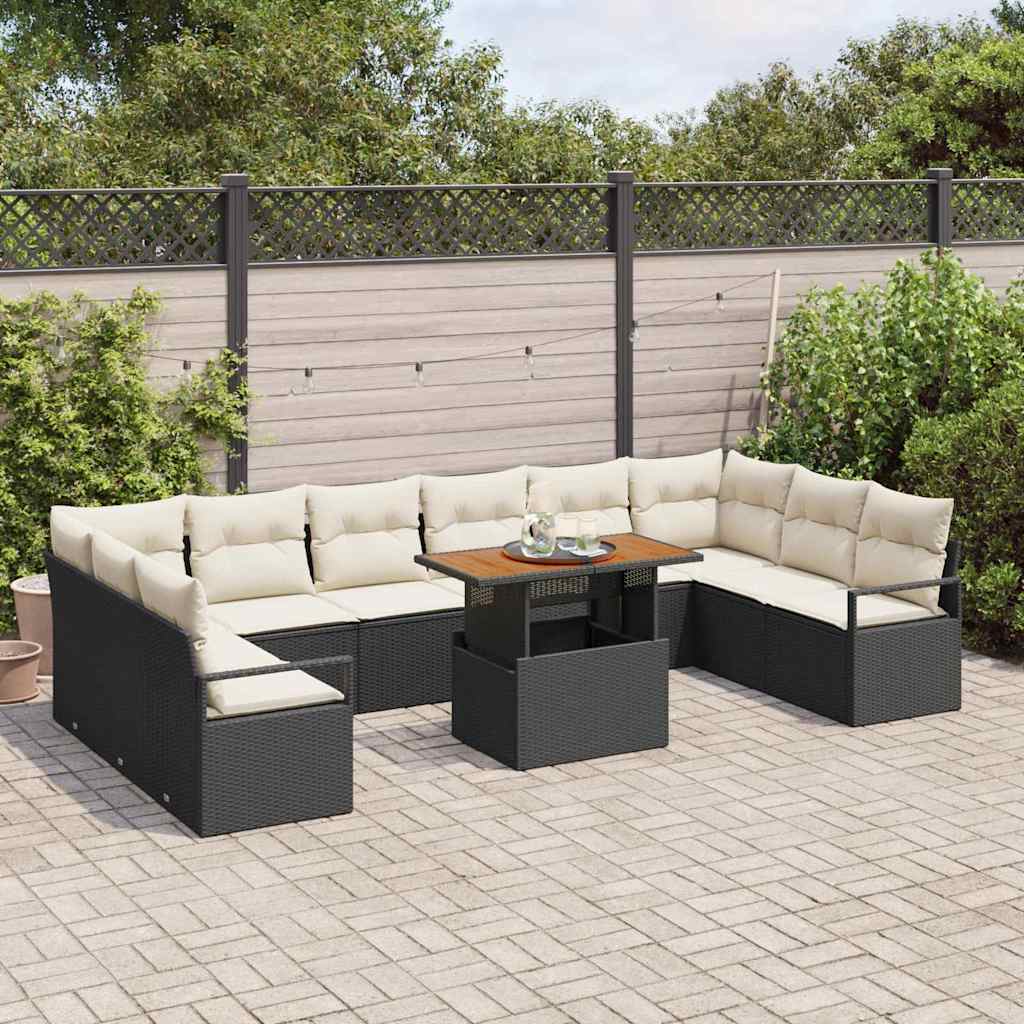 Tuin Sofa Set Met Kussen 11 Pcs
