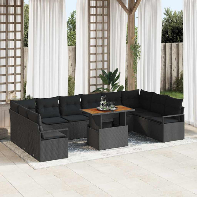 Tuin Sofa Set Met Kussen 11 Pcs