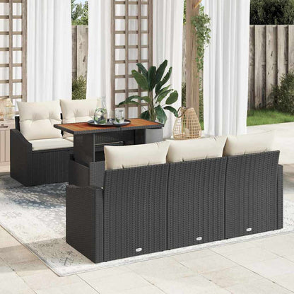 Tuin Eetset Met Kussen 6 Pcs