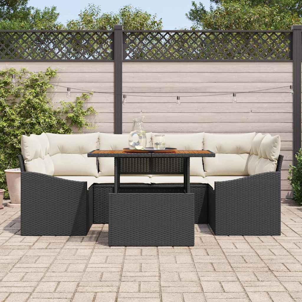 Tuin Eetset Met Kussen 7 Pcs