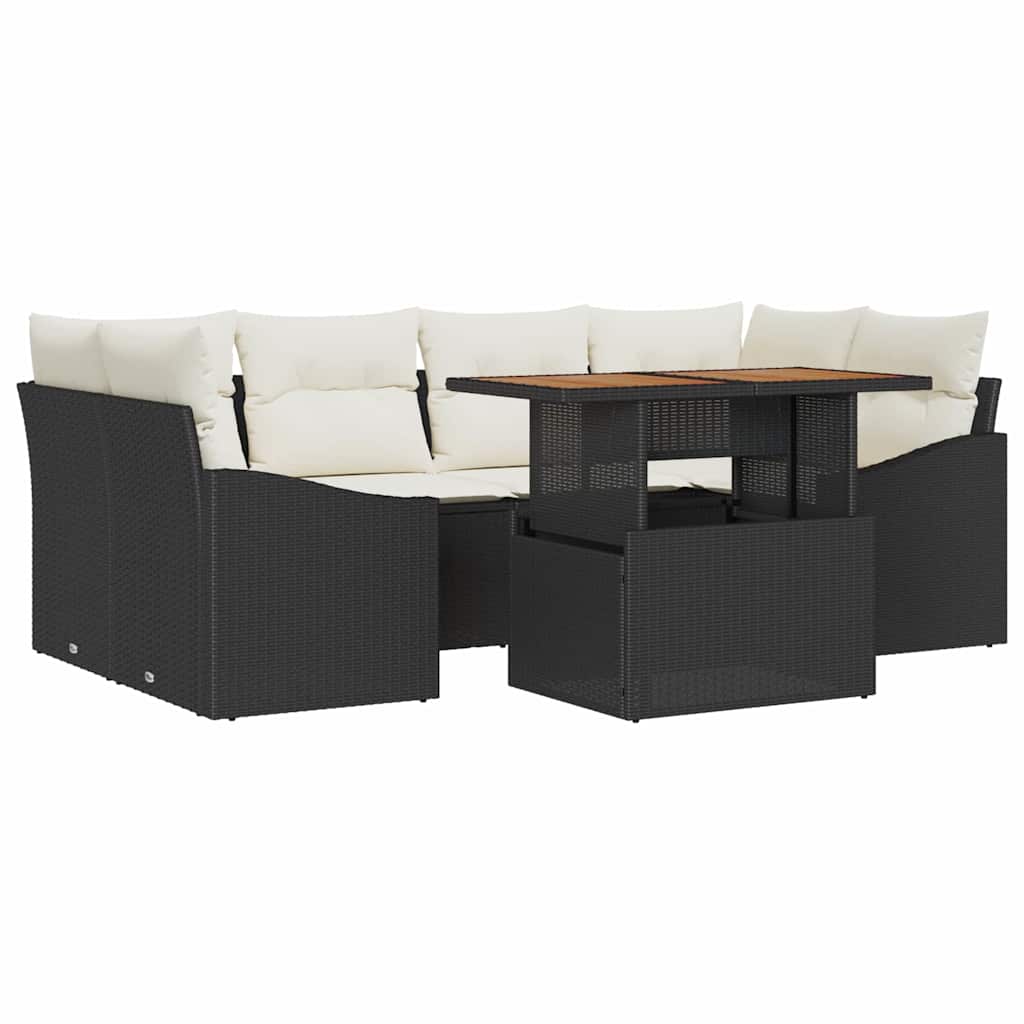 Tuin Eetset Met Kussen 7 Pcs