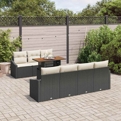Tuin Eetset Met Kussen 8 Pcs