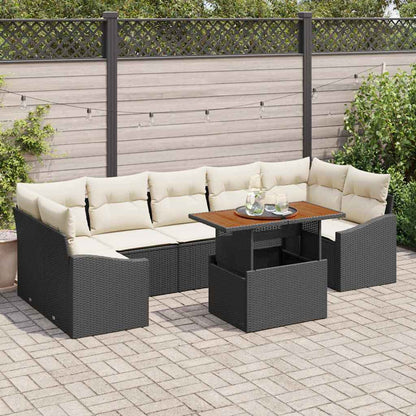 Tuin Eetset Met Kussen 8 Pcs