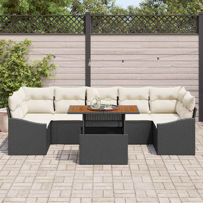 Tuin Eetset Met Kussen 8 Pcs