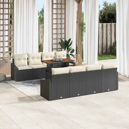 Tuin Eetset Met Kussen 9 Pcs