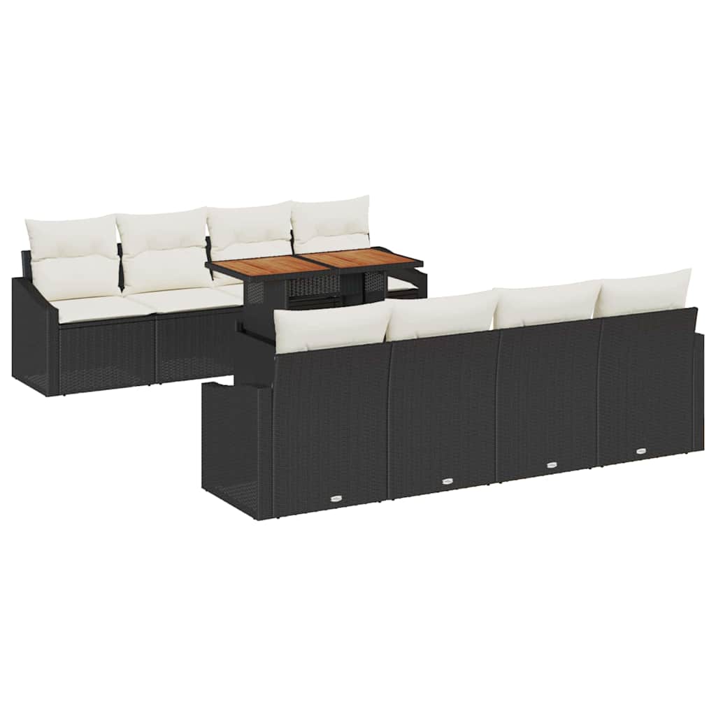 Tuin Eetset Met Kussen 9 Pcs