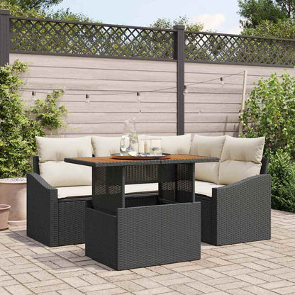 Tuin Eetset Met Kussen 5 Pcs