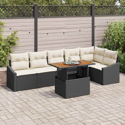 Tuin Eetset Met Kussen 7 Pcs