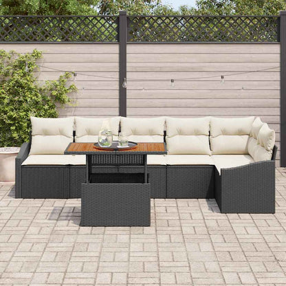 Tuin Eetset Met Kussen 7 Pcs