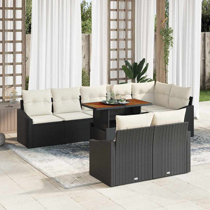Tuin Sofa Set Met Kussen Met Kussen 9 Pcs