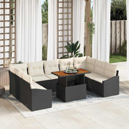 Tuin Eetset Met Kussen 10 Pcs