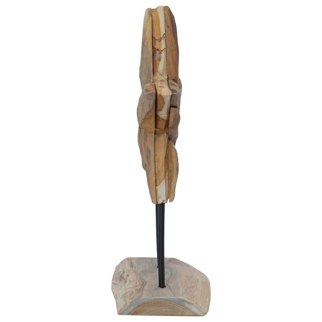 Kerstster Bruin 30 x 5 x 45 cm Massief Teakhout