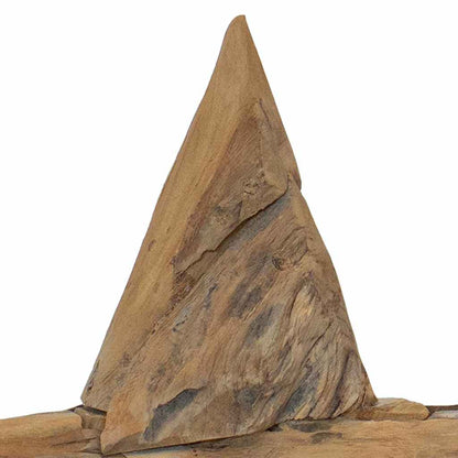 Kerstster Bruin 45 x 5 x 60 cm Massief Teakhout