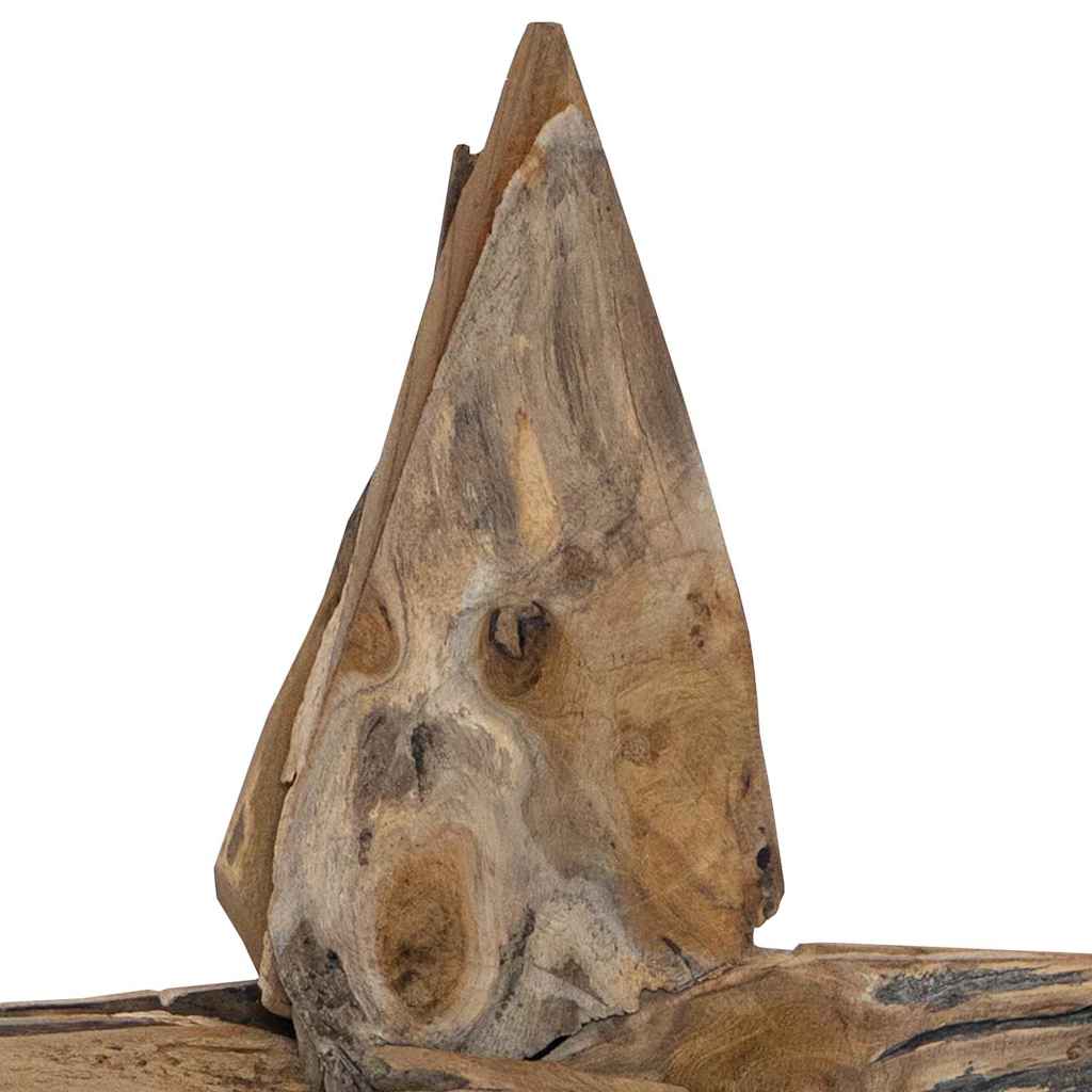 Kerstster Bruin 60 x 5 x 75 cm Massief Teakhout