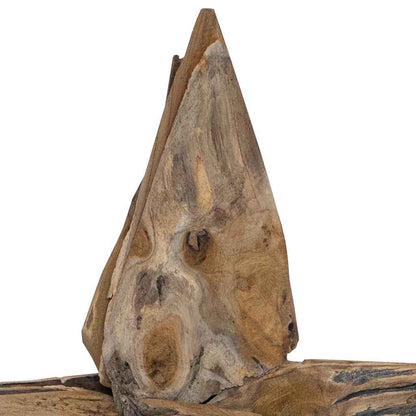 Kerstster Bruin 60 x 5 x 75 cm Massief Teakhout