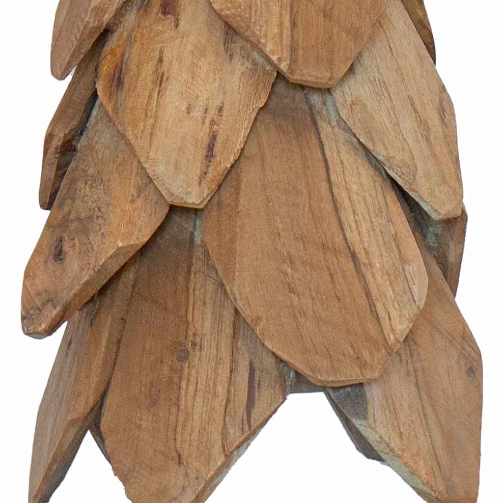 Kerstboom met standaard Bruin 50 cm Massief teakhout