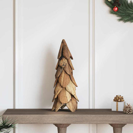 Kerstboom Met Standaard Bruin Massief Teakhout