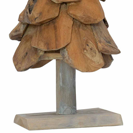 Kerstboom Bruin 61 Cm Massief Teakhout