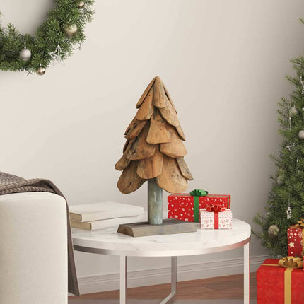 Kerstboom Bruin 61 Cm Massief Teakhout