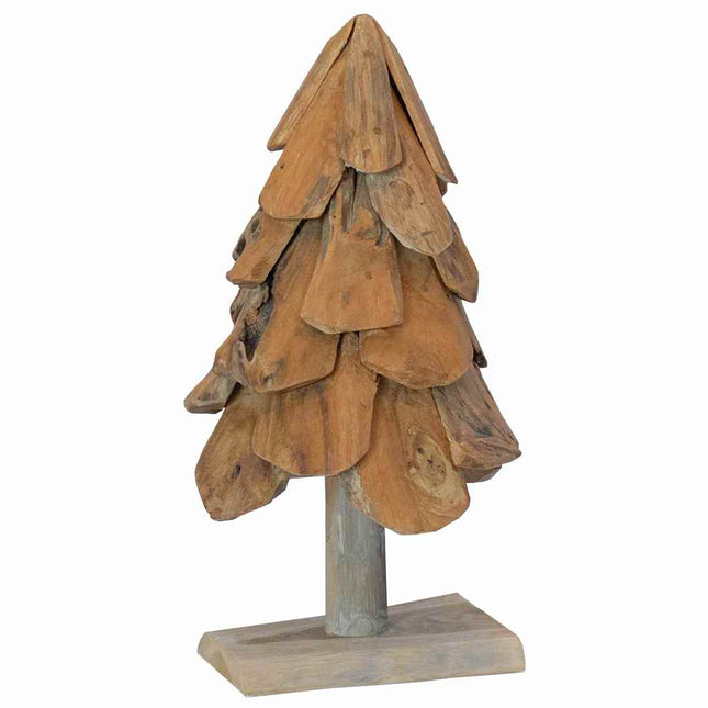 Kerstboom Bruin 61 Cm Massief Teakhout