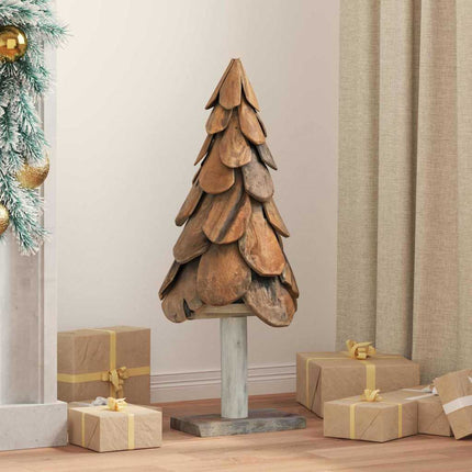 Kerstboom Bruin 61 Cm Massief Teakhout