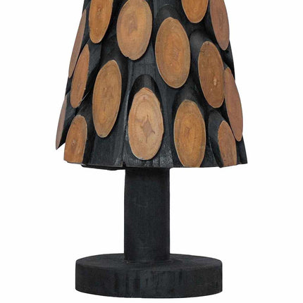 Kerstboom Met Standaard Bruin Massief Teakhout