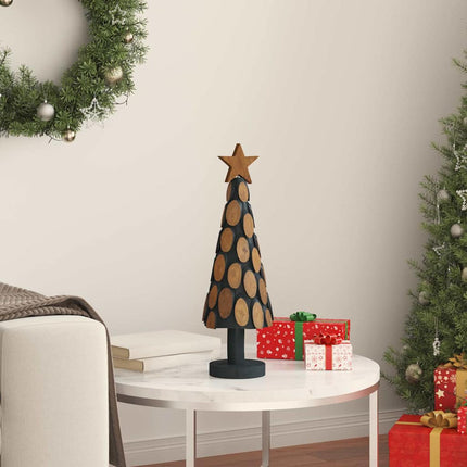 Kerstboom Met Standaard Bruin Massief Teakhout