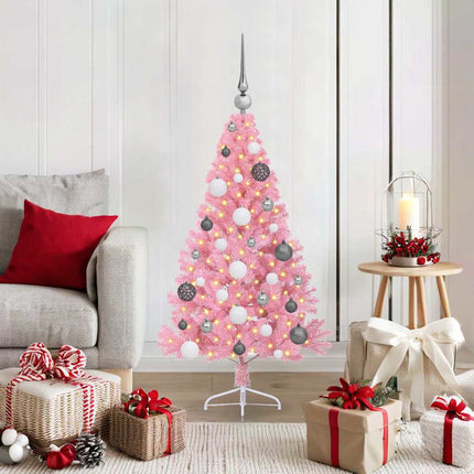 Kunstmatig Voorverlicht Kerstboom Met 150 Led Pvc