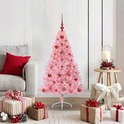 Kunstmatig Voorverlicht Kerstboom Met 150 Led Pvc