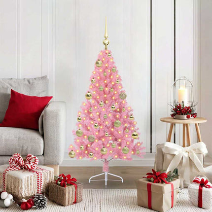Kunstmatig Voorverlicht Kerstboom Met 150 Led Pvc