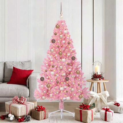 Kunstmatig Voorverlicht Kerstboom Met 150 Led Pvc