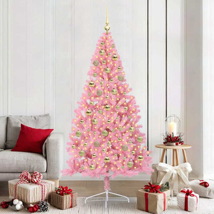 Kunstmatig Voorverlicht Kerstboom Met 150 Led Pvc
