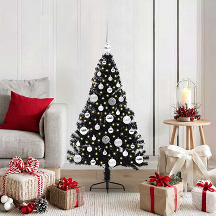 Kunstmatig Voorverlicht Kerstboom Met 150 Led Pvc