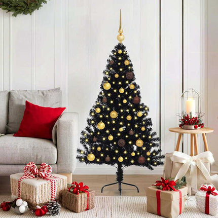 Kunstmatig Voorverlicht Kerstboom Met 150 Led Pvc