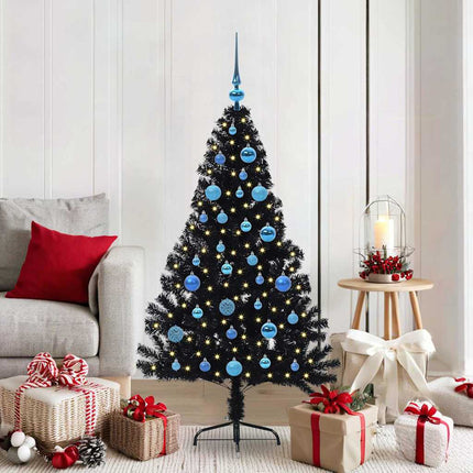Kunstmatig Voorverlicht Kerstboom Met 150 Led Pvc