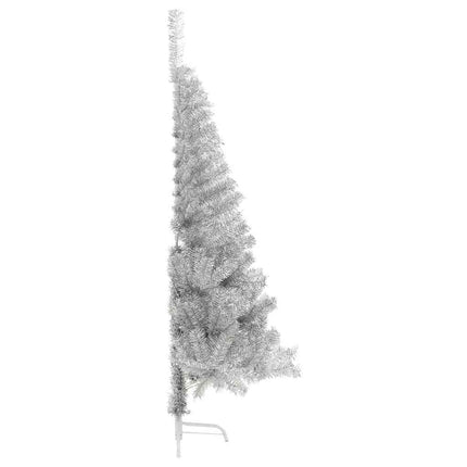 Kunstmatig Voorverlicht Kerstboom Met 150 Led Zilver 150 Cm Pet