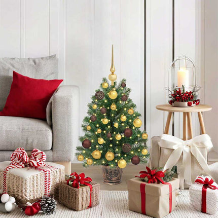 Kunstkerstboom Met 150 Led Met Standaard Groen Pe En Pvc