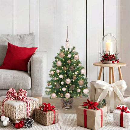 Kunstkerstboom Met 150 Led Met Standaard Groen Pe En Pvc