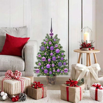 Kunstkerstboom Met 150 Led Met Standaard Groen Pe En Pvc