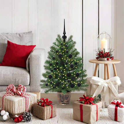 Kunstkerstboom Met 150 Led Met Standaard Groen Pe En Pvc