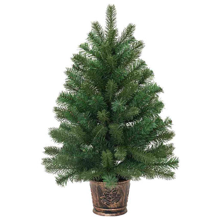 Kunstkerstboom Met 150 Led Met Standaard Groen Pe En Pvc
